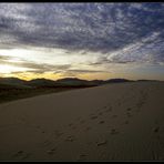 White Sands vor Sonnenuntergang