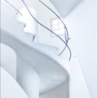 white stairs