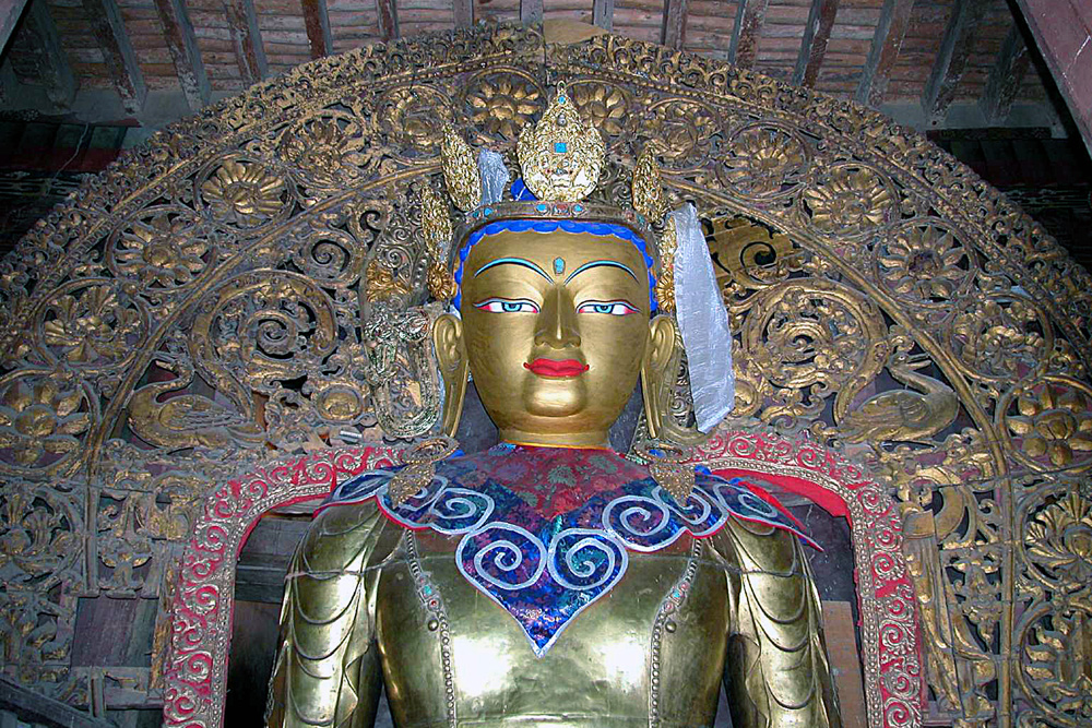 White Tara inside the Palcho Monastery