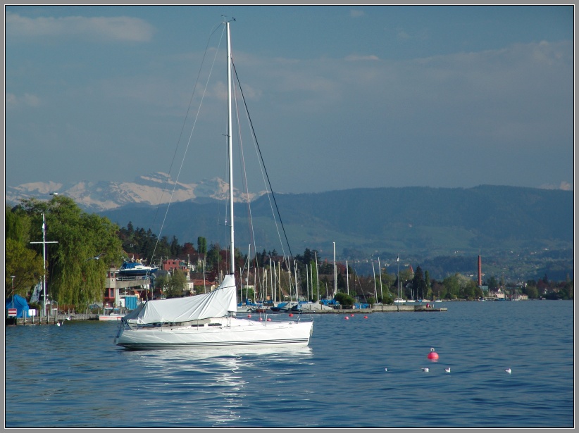 White yacht