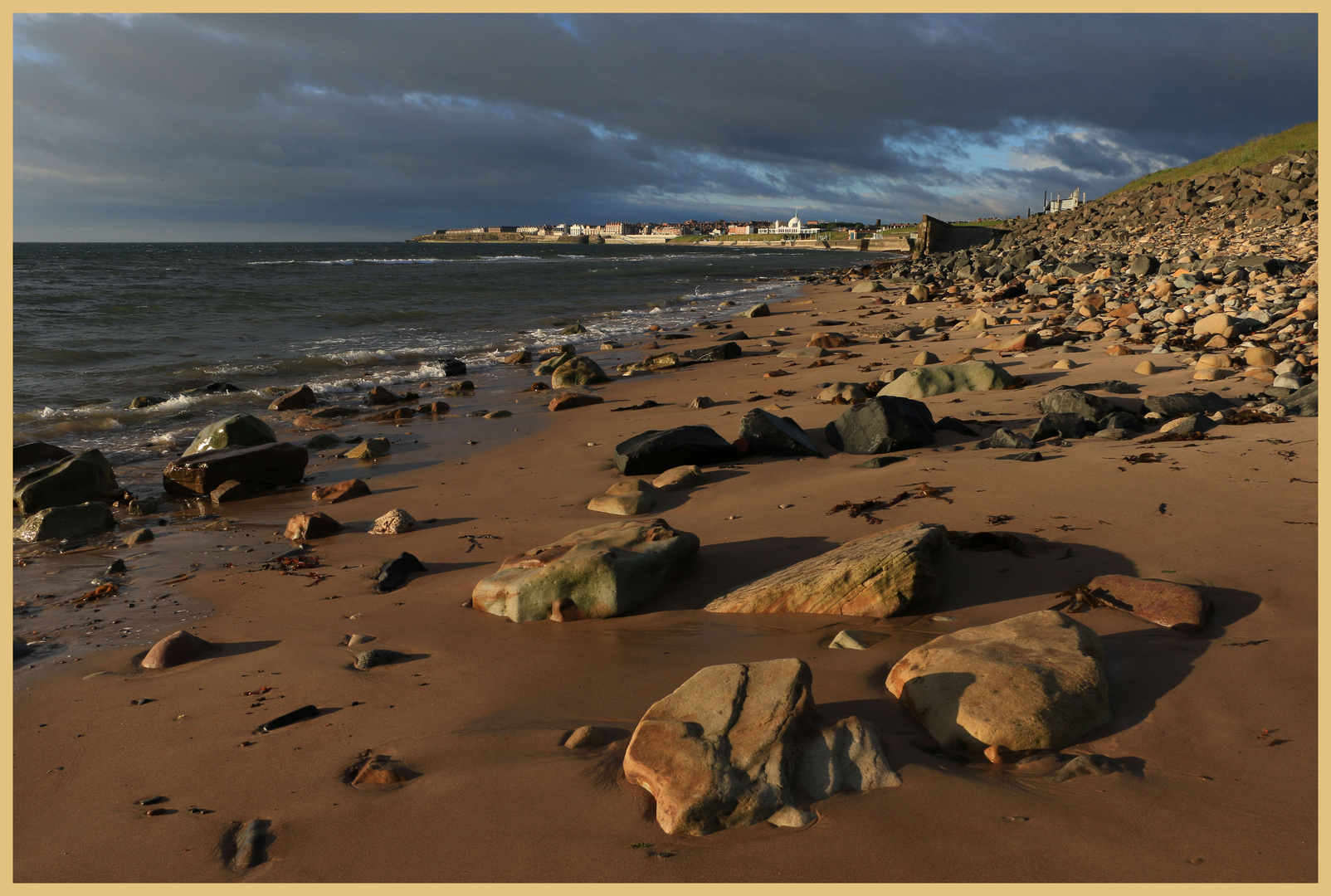 Whitley bay early morning