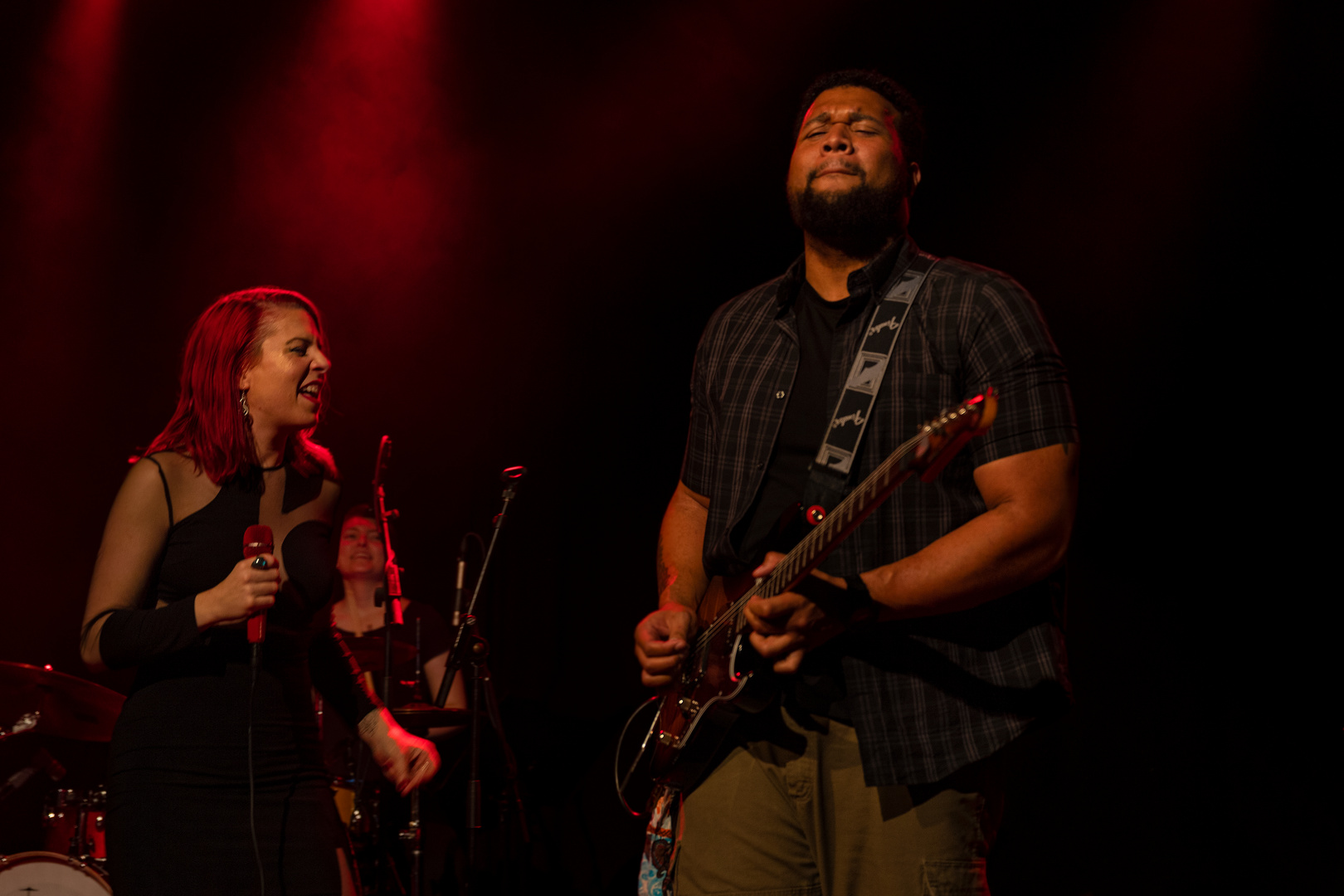 Whitney Shay und Ryan Perry, beim Blues Caravan 2020