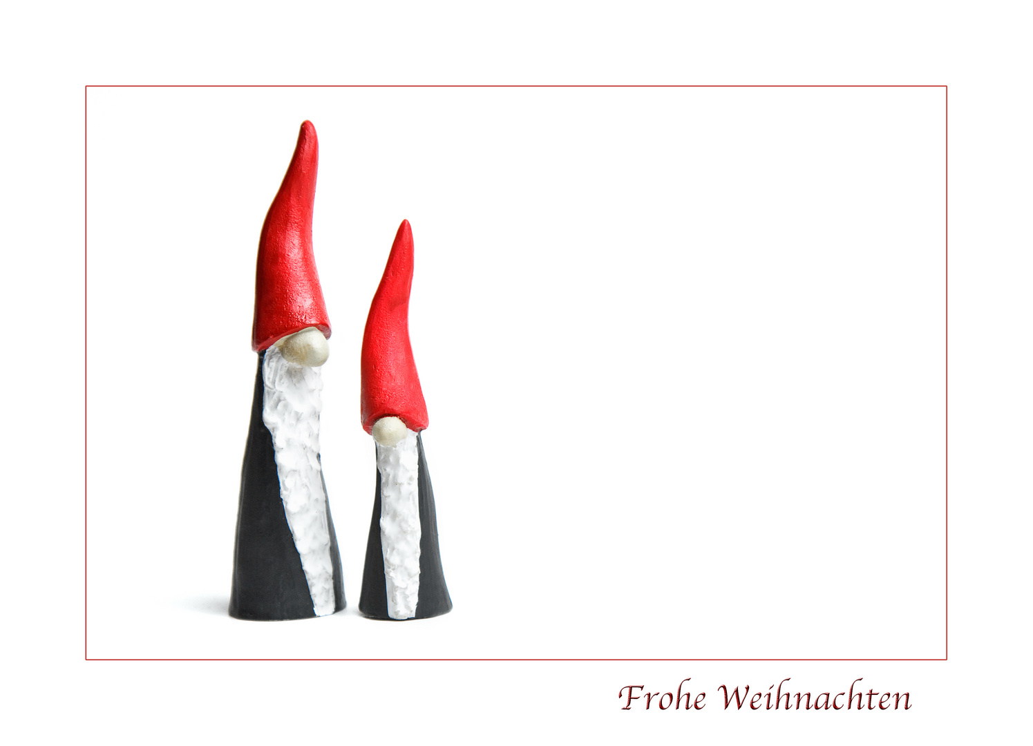 Wichtel-Weihnachtskarte