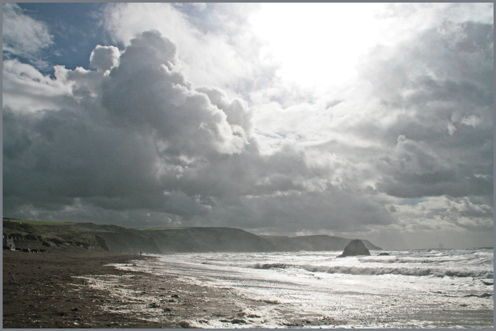 Widemouth Coast - Wagnereske Szenerie!