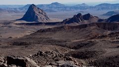 "wie auf dem Mond" Tassili-Landschaft Kezen