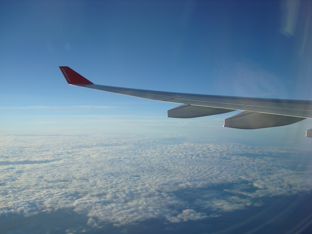 wie auf Wolken gebettet ;-)