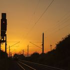 Wie aus dem Nichts - die Bahn kommt...