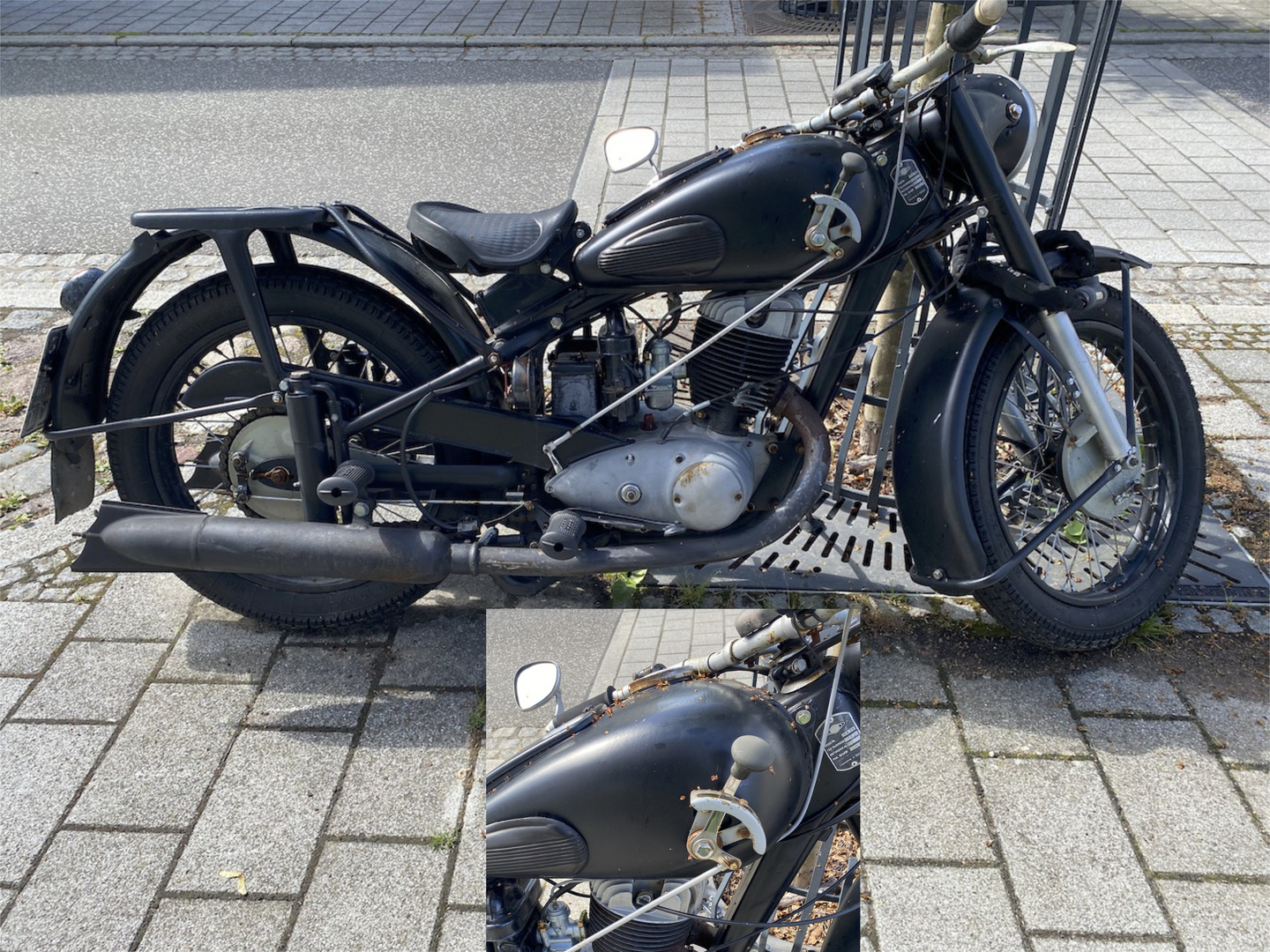 Wie dazumal 25.07.2022  ein Motorrad 