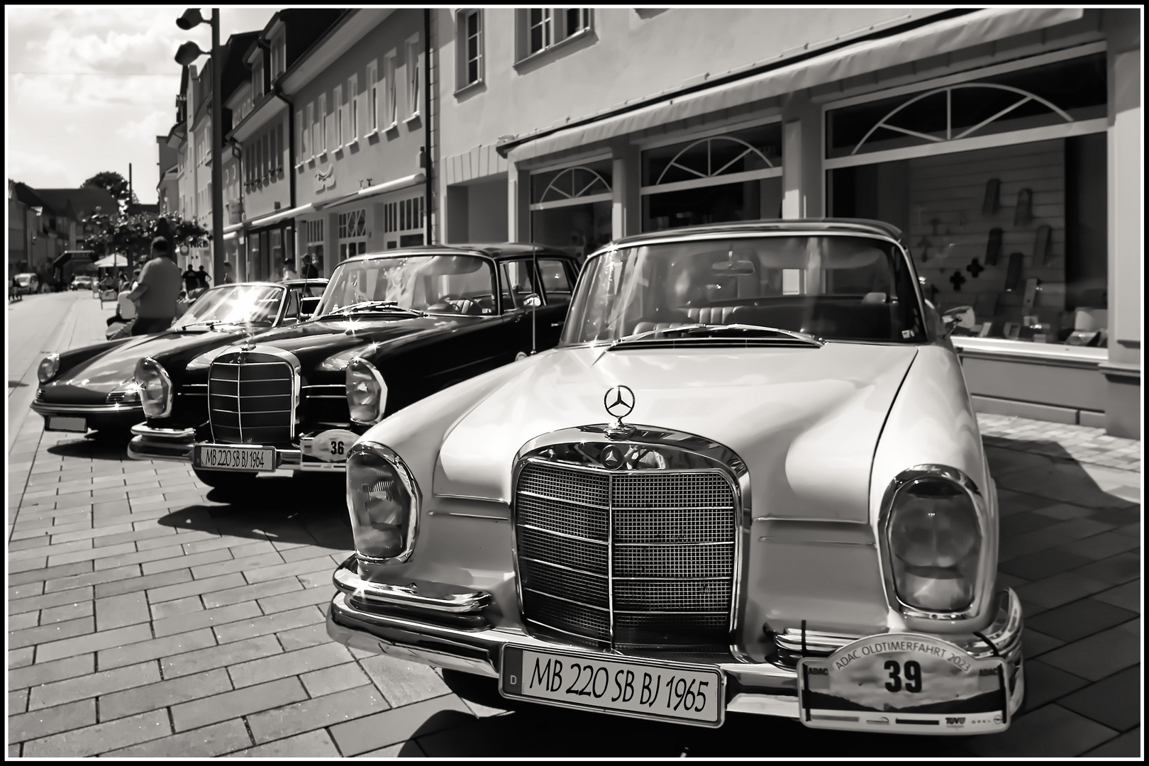 Wie Dazumal - 27ste ADAC Oldtimerfahrt Hessen-Thüringen - NR 36  Mercedes Benz 220 SB 