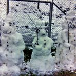 Wie dazumal - 3 Männer im Schnee