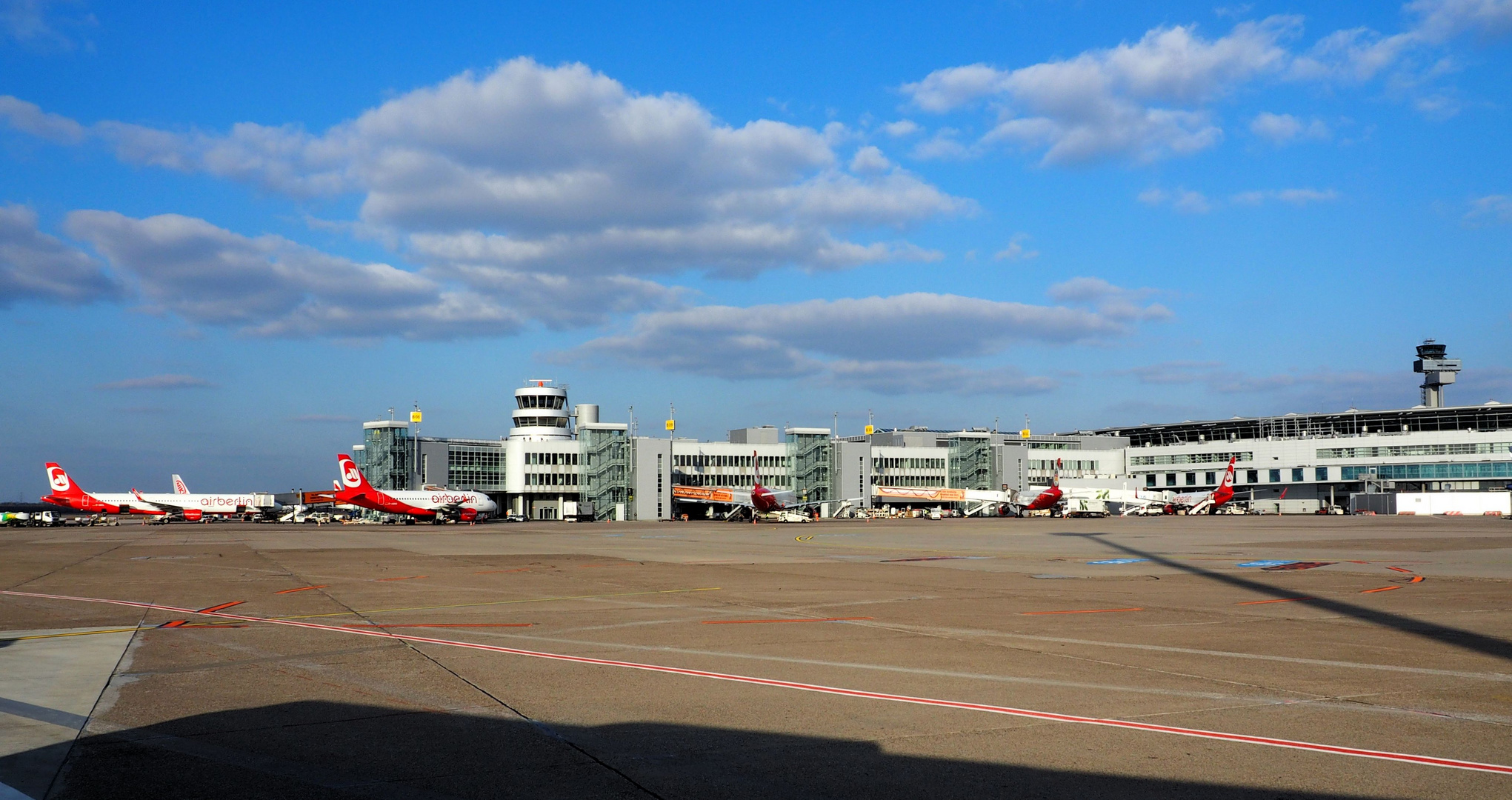 Wie Dazumal ... als es Air Berlin noch gab...Flughafen Düsseldorf