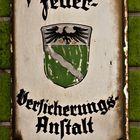 Wie dazumal - Altes Provinzial-Blechschild