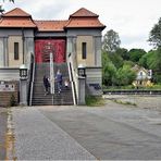 Wie dazumal : Berlin Tegeler See Aufstieg zur Sechserbrücke über den Seitenkanal zum Tegeler See