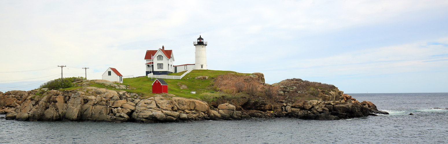 Wie Dazumal: Cape Neddick Light (Maine), USA