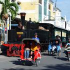 Wie dazumal - Dampfstraßenbahn in Solo/Indonesien 