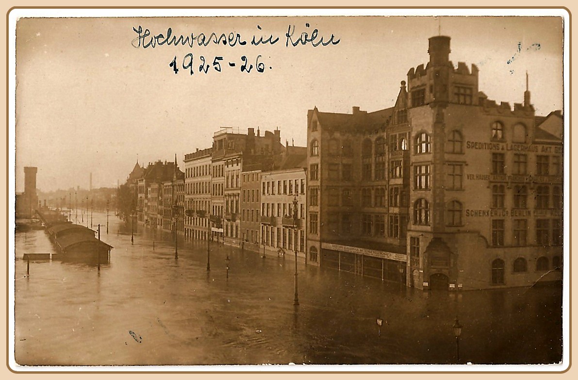 *wie dazumal*  -  das Jahrhunderthochwasser  1925/26