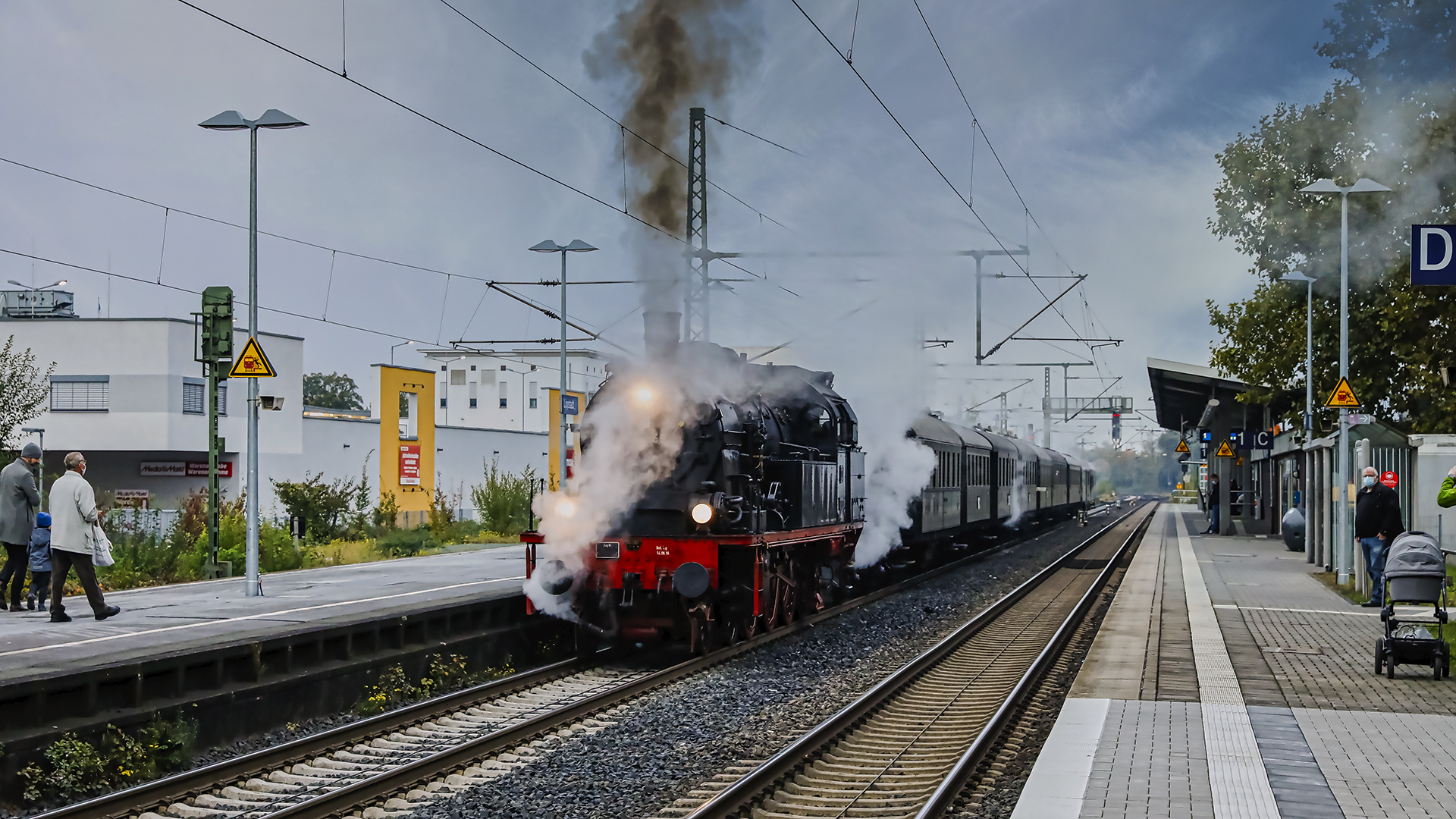 Wie dazumal - DIe 78 468 im Bahnhof Lippstadt