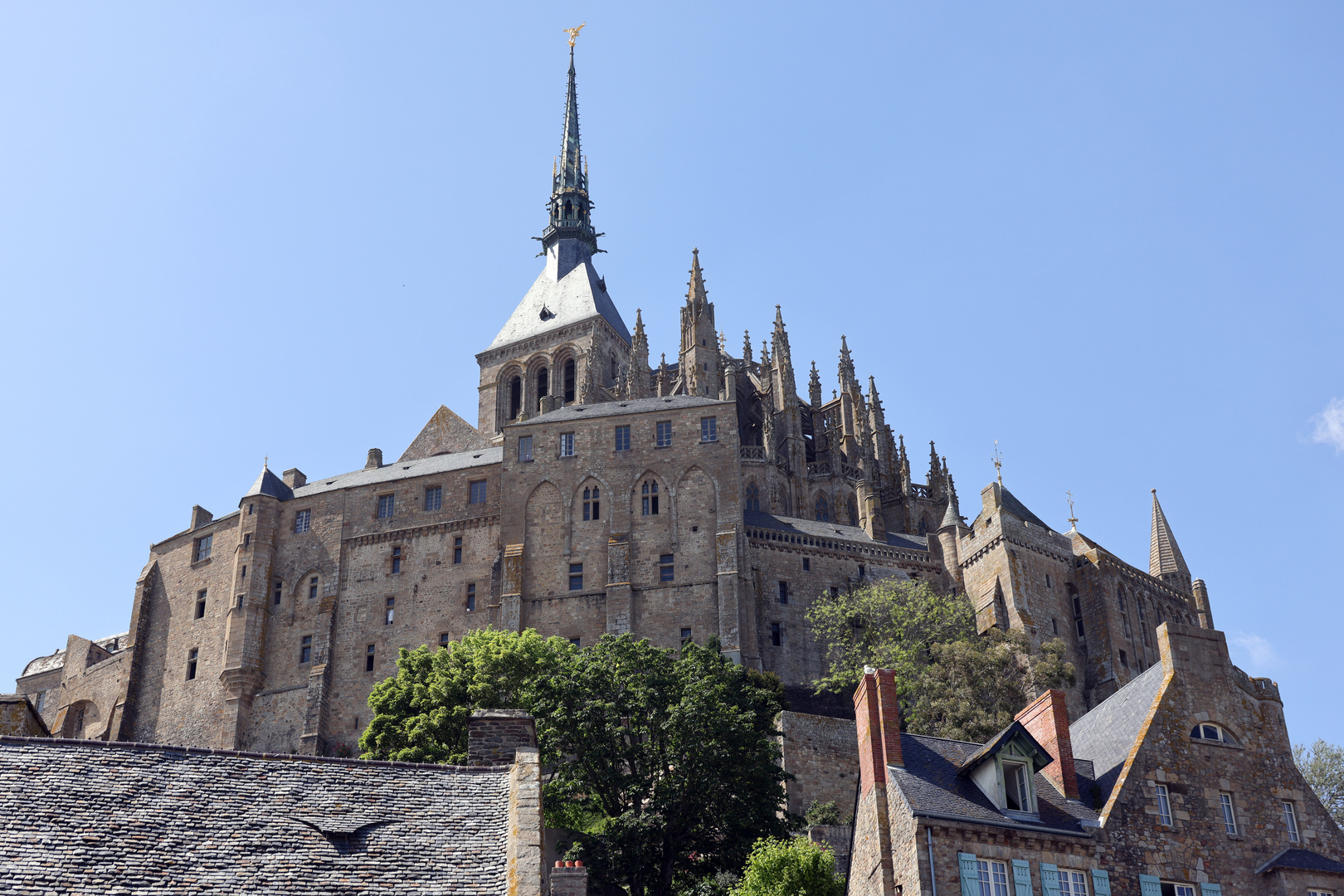 Wie Dazumal: die Abtei Mont-Saint-Michel