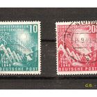 wie dazumal ......die ersten 2 Briefmarken der Bundesrepublik Deutschland.....