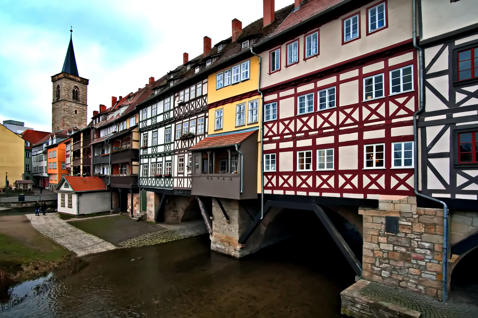 Wie Dazumal - Die Krämerbrücke in Erfurt