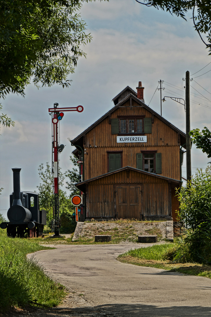 Wie dazumal - ein kleiner Bahnhof ...