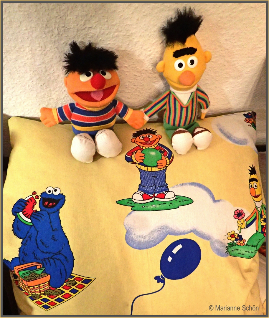 Wie dazumal... Ernie und Bert... 