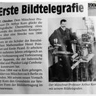 Wie Dazumal: Erste Bildtelegrafie