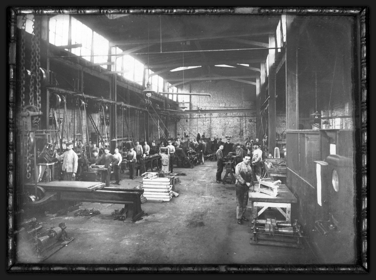 *wie dazumal*  -  Fabrikarbeit 1910