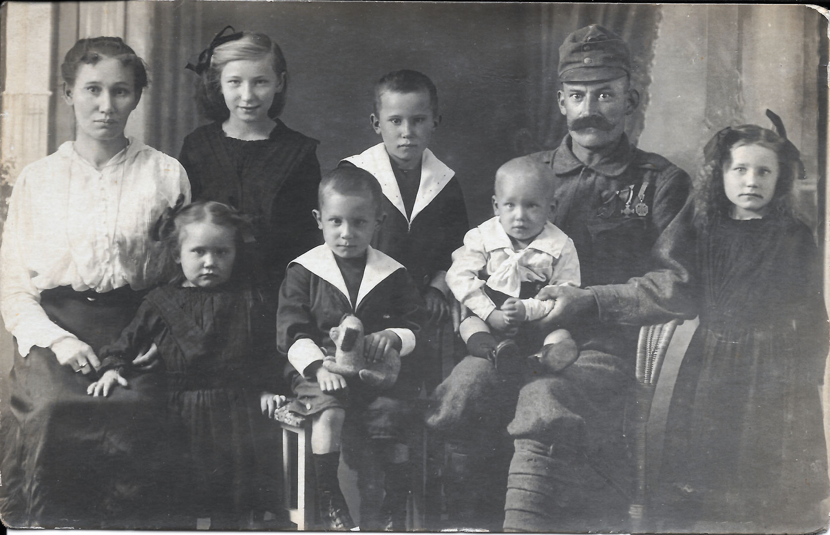 Wie Dazumal- Familie 1902...