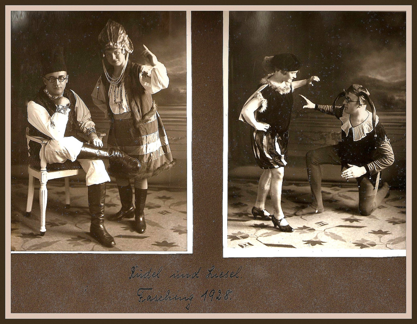 *wie dazumal*  -  Fasching 1928