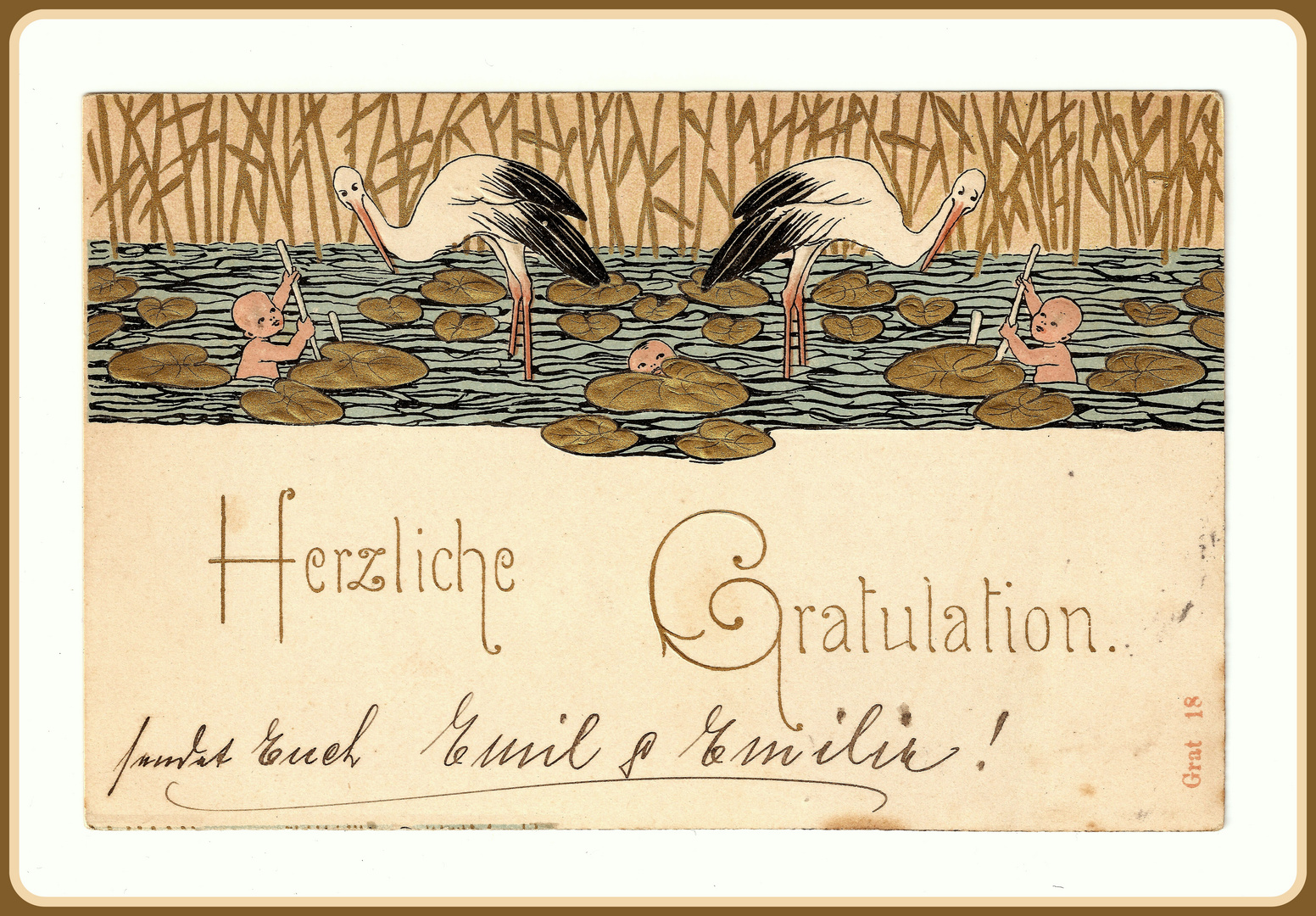 *wie dazumal* -  Gratulation 1905