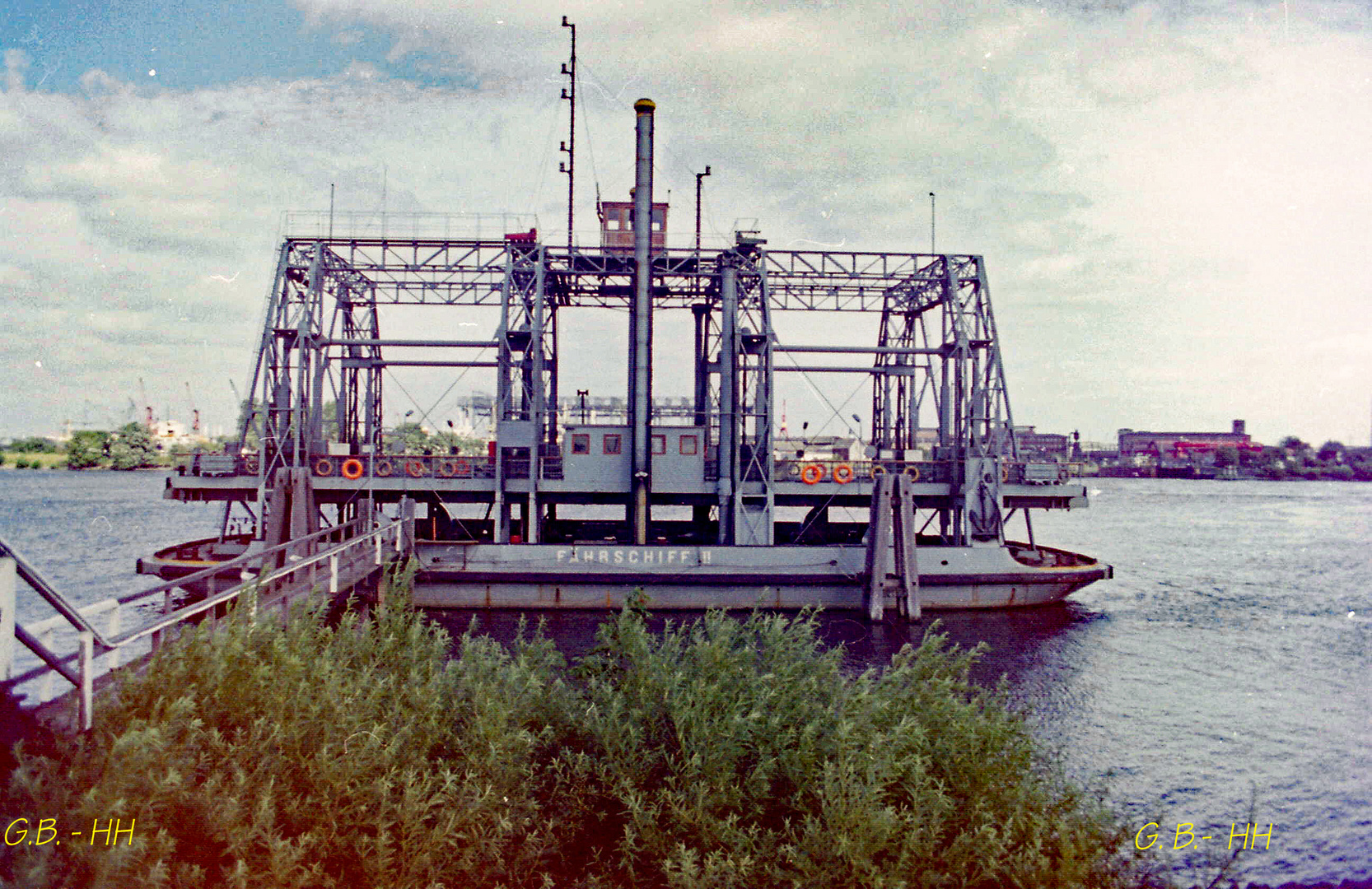 Wie dazumal ......Hamburg, Köhlbrandfähre 1912 - 1973