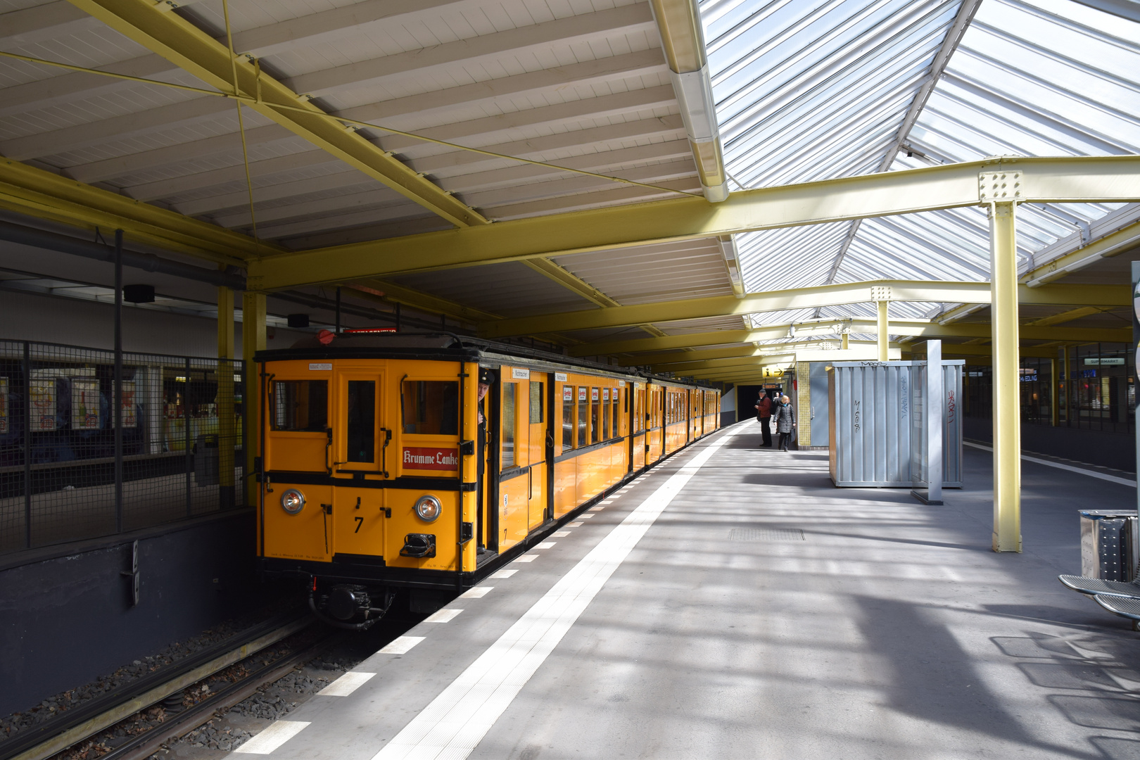 Wie Dazumal Historische UBahnfahrt Berlin 2 Foto & Bild