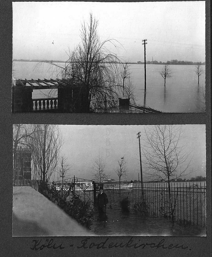 *wie dazumal*  ~  Hochwasser in Köln-Rodenkirchen 1920