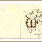 *wie dazumal*  -  Hochzeitswünsche 1903