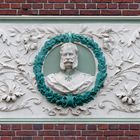 Wie Dazumal - Kaiser Wilhelm I. an einer Hausfassade