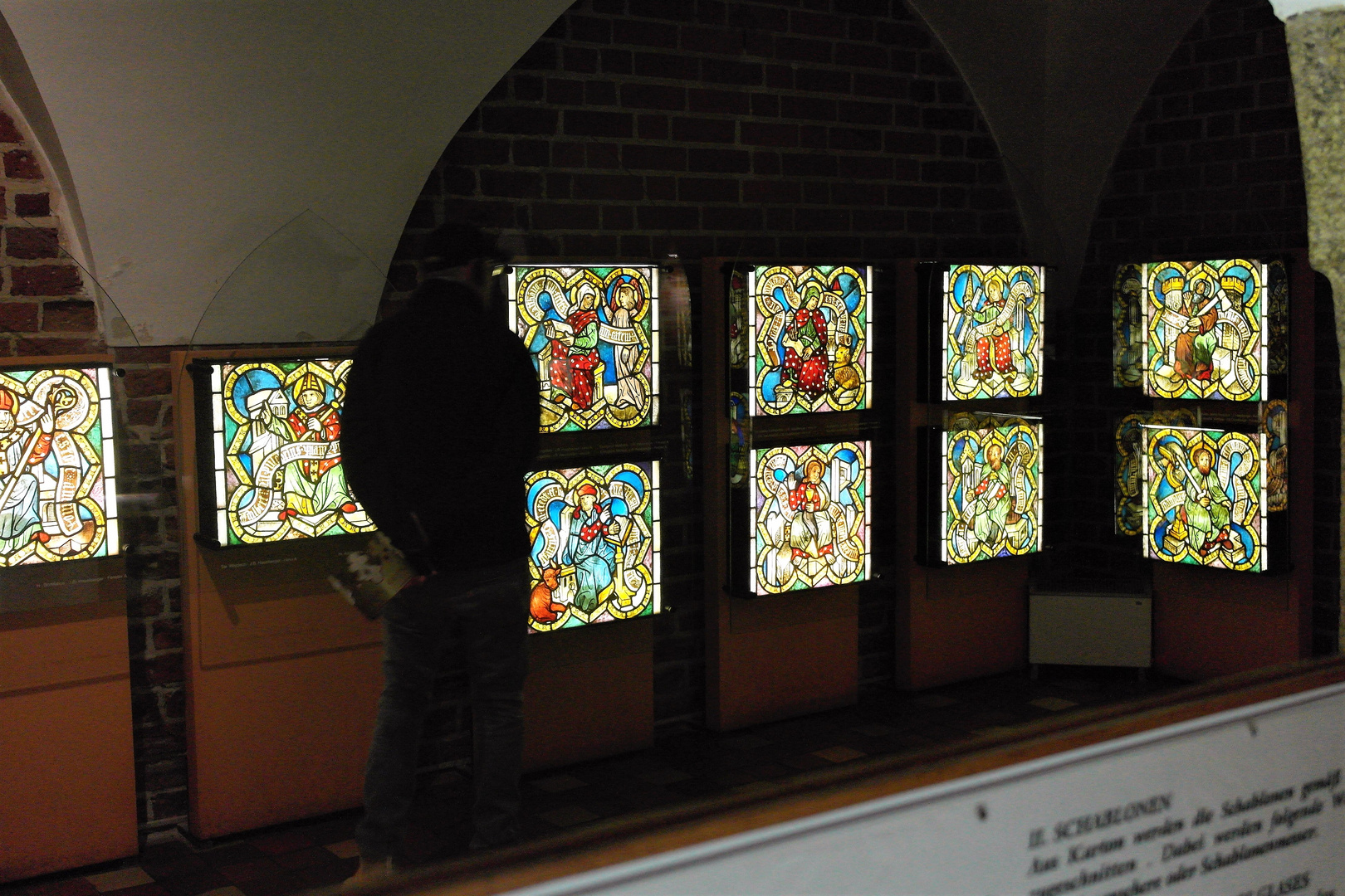 wie dazumal : Kloster Marienburg  Ausstellung Kirchenfensterherstellung