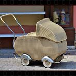 # wie dazumal: Korbkinderwagen #