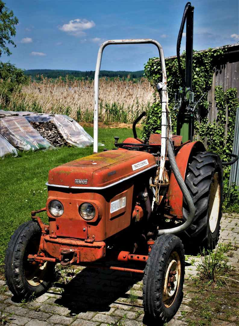 Wie dazumal - mein kleiner roter Traktor