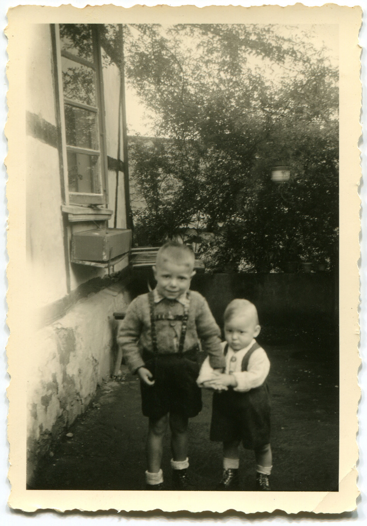 Wie dazumal - Mit dem großen Bruder 1950