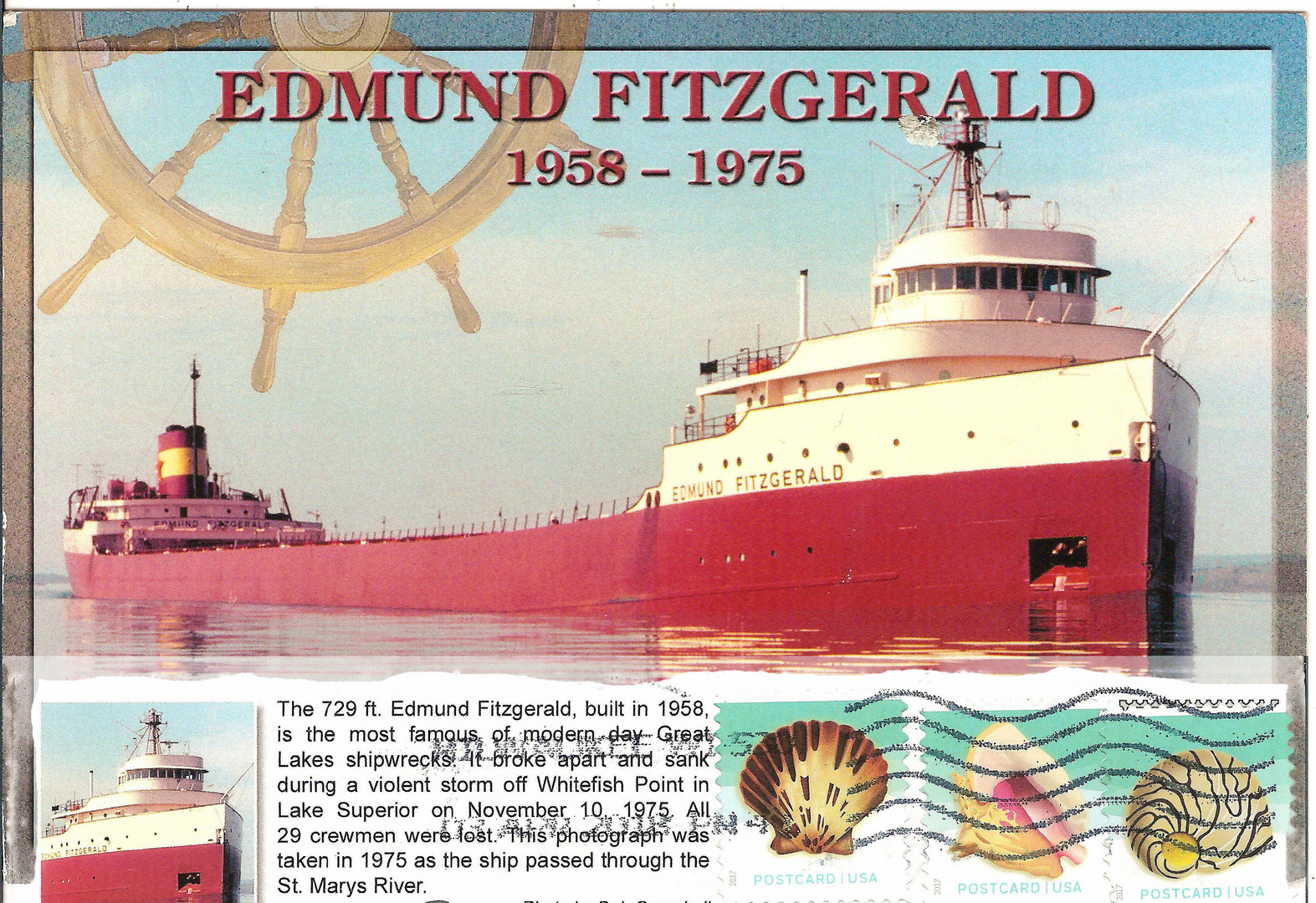 wie dazumal ... Motorschiff "EDMUND FITZGERALD"