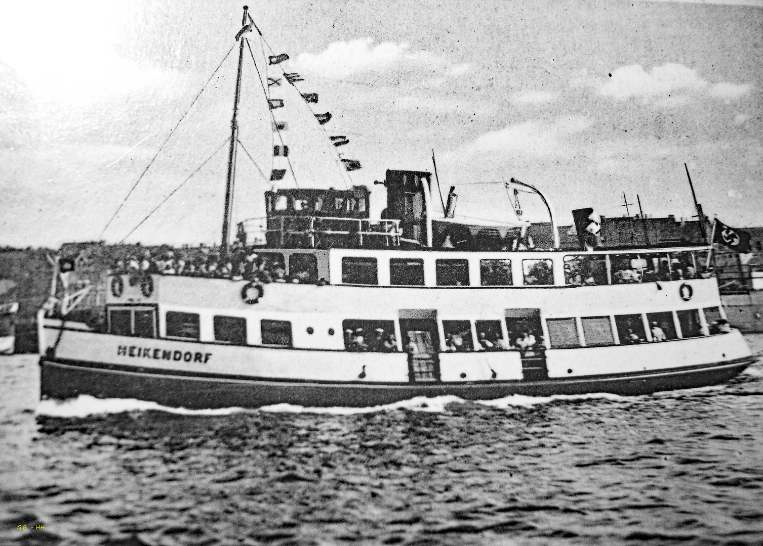 wie dazumal..... Motorschiff "Heikendorf", Kiel,  Baujahr 1934 