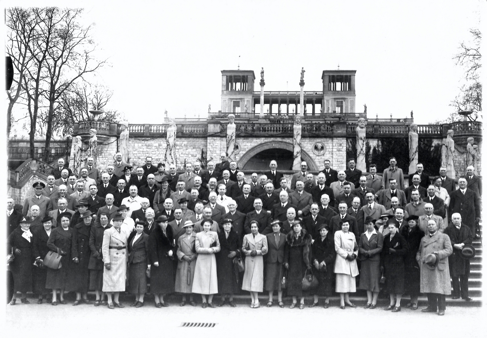 Wie Dazumal - Orangerieschloss im Schlosspark Sanssouci in Potsdam 1938 