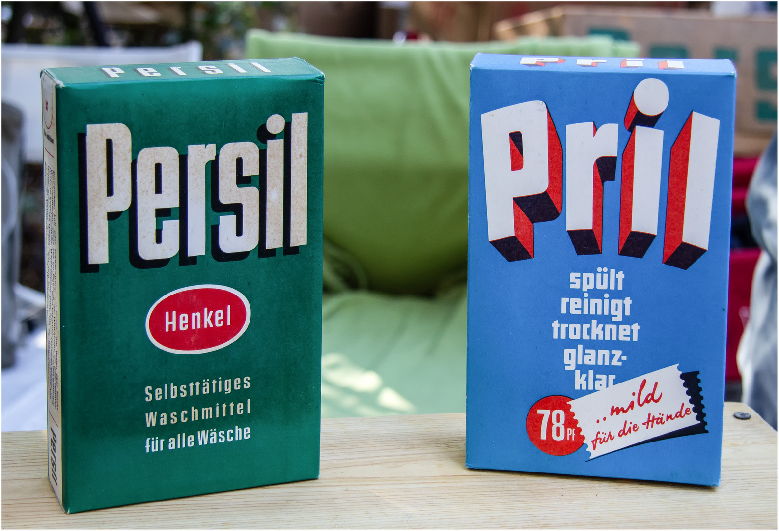 Wie Dazumal ... PERSIL und PRIL ...