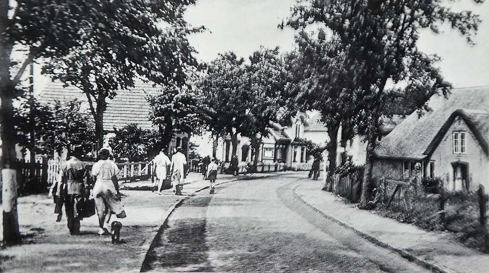 Wie Dazumal: Postkarte von Sankt Peter-Ording 1952