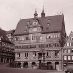 *wie dazumal*  -  Rathaus in Tübingen