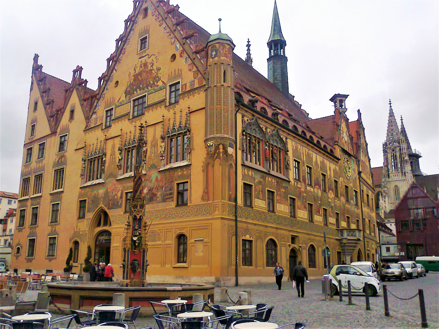 Wie dazumal :Rathaus Ulm  Archiv :25.4.2012