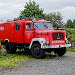 Wie Dazumal; schönes altes Feuerwehrfahrzeug von Magirus-Deutz