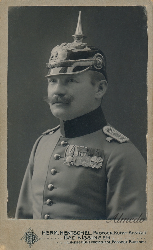 Wie dazumal-Soldat 1908...