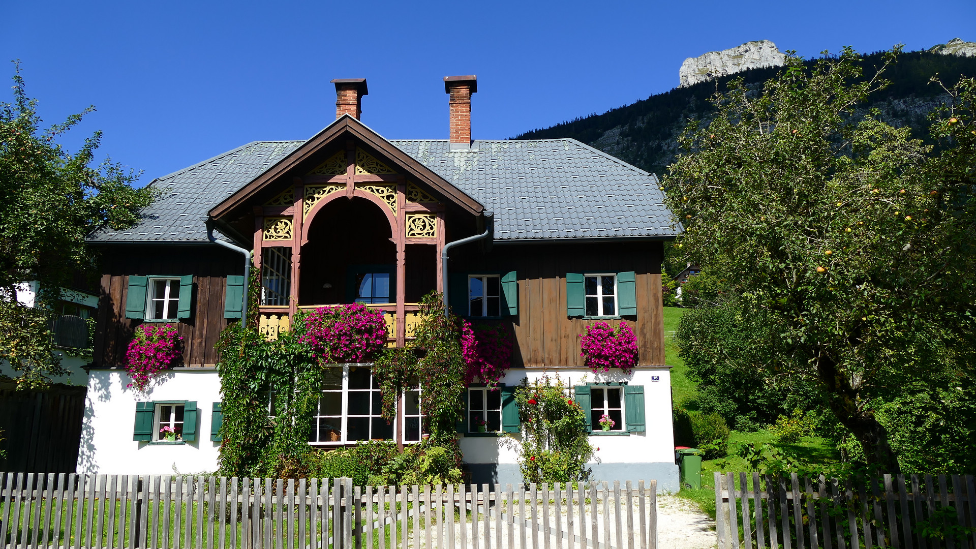 Wie dazumal stehen die schönen Häuser in Altaussee